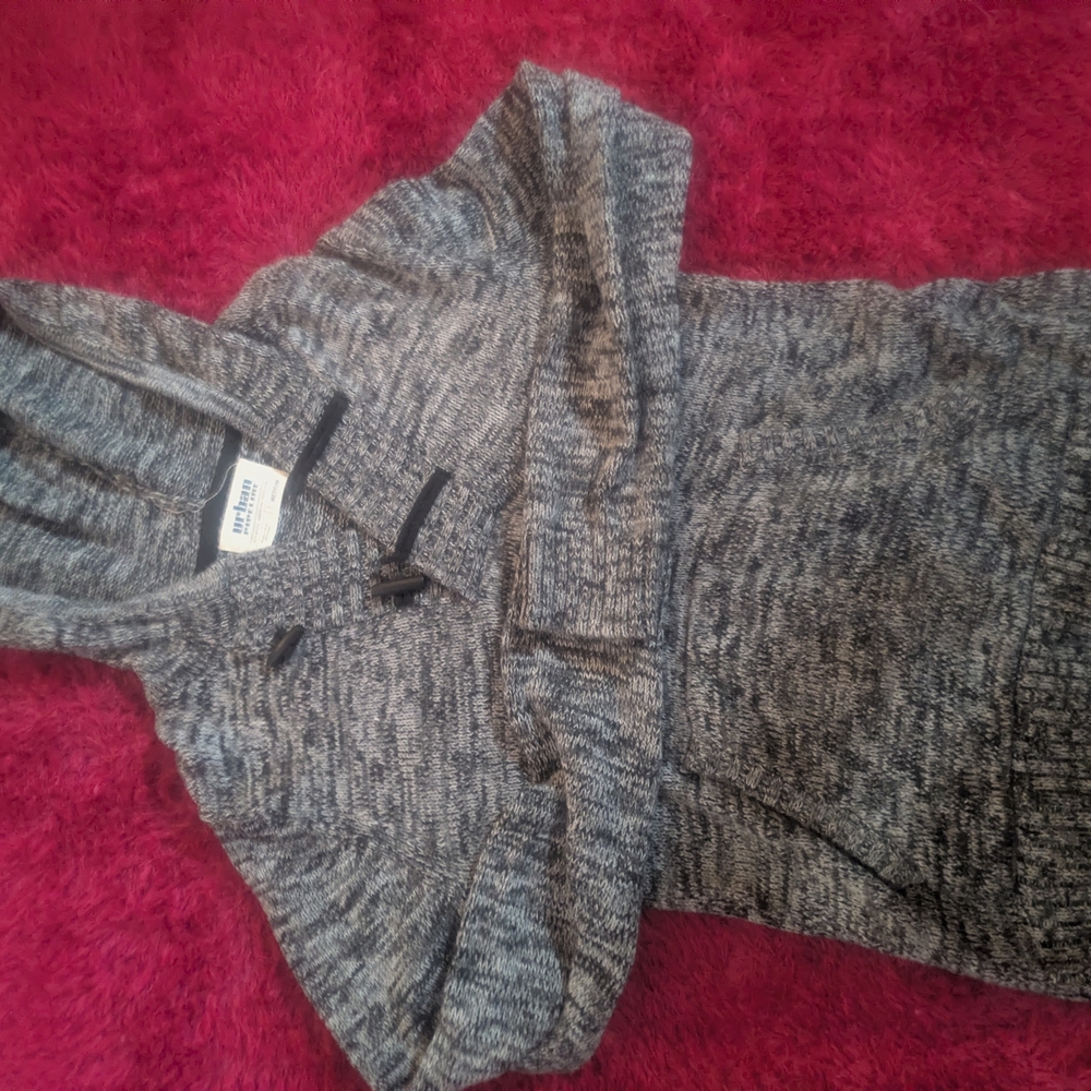 Urban Pipeline Charcoal Knit Sweater